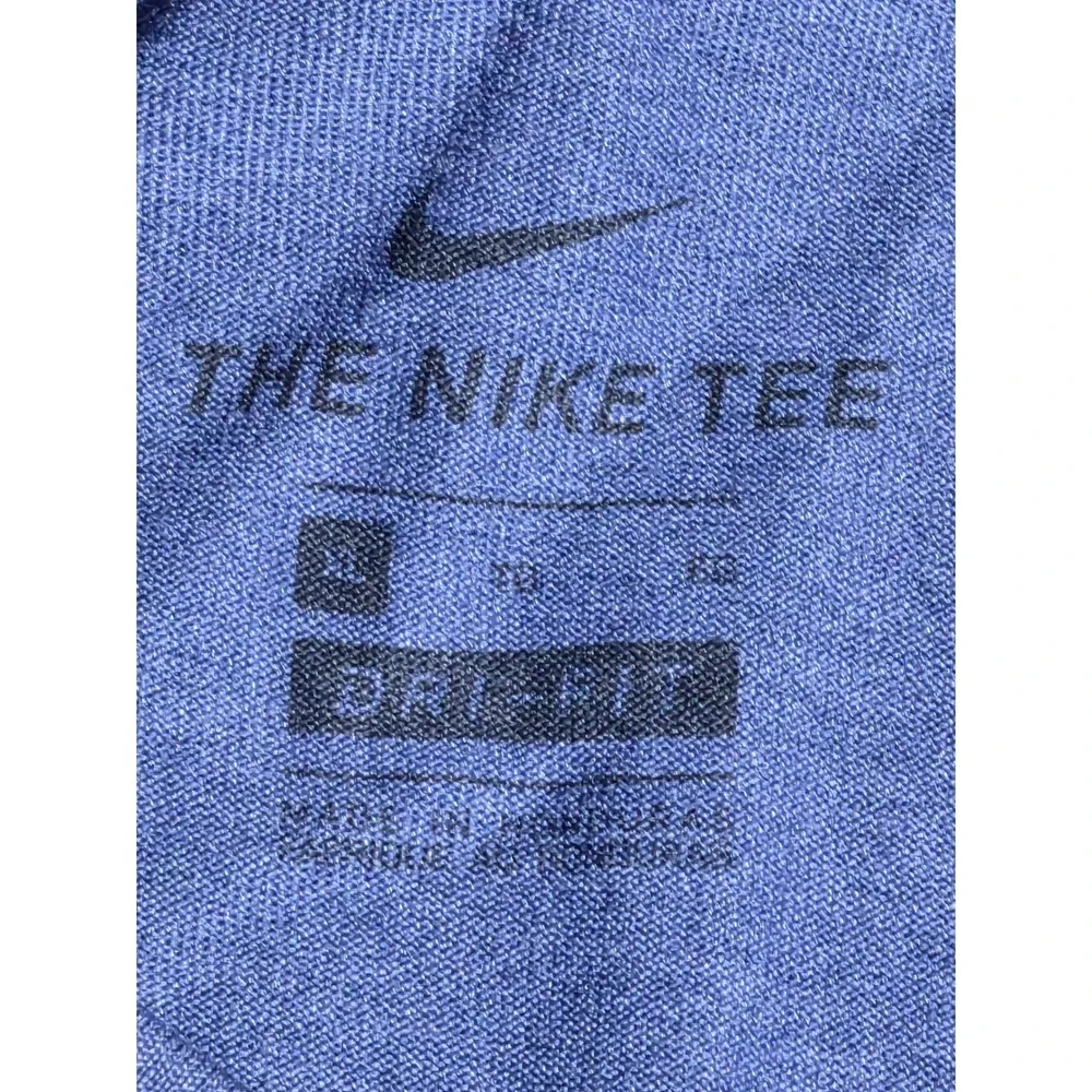 Nike Dri-FIT Just Do It Sports Graphic T-Shirt Blue Purple XL Kids Girls A0